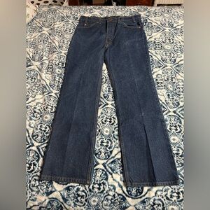 Vintage Levi's 517 orange Levi tag Men's Straight Leg Blue Jeans